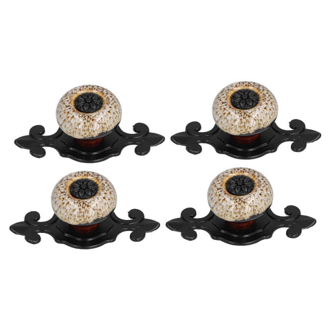 4 Sets Furniture Handle Zinc Alloy Cabinet Door Drawer Handle Exquisite Furniture AccessoriesWhite In Australia - Darrahopens