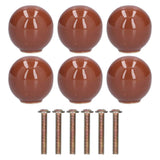 Cabinet Knobs No Fading Beautiful Exquisite DIY Zinc Alloy Modern Simple Drawer KnobsBrown In Australia - Darrahopens