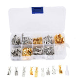 150Pcs Wire Terminals Brass Oxidation Resistance Corrosion Resistance High Conductivity Wire Crimp Terminal Block