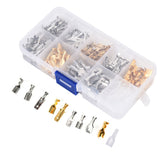 150Pcs Wire Terminals Brass Oxidation Resistance Corrosion Resistance High Conductivity Wire Crimp Terminal Block In Australia - Darrahopens