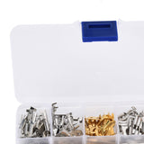 150Pcs Wire Terminals Brass Oxidation Resistance Corrosion Resistance High Conductivity Wire Crimp Terminal Block