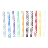 Clip On Cable Marker Waterproof Cable Identification Tube Colorful 0‑9 Number Wire Label Tube Wire Marker In Australia - Darrahopens