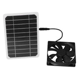 6W Solar Panel with Cooling Fan Mini Ventilator Solar Powered Exhaust Fan for Pet Dog Chicken House In Australia - Darrahopens
