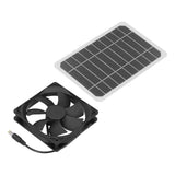 6W Solar Panel with Cooling Fan Mini Ventilator Solar Powered Exhaust Fan for Pet Dog Chicken House In Australia - Darrahopens