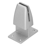 4pcs Desk Screen Baffle Clamp T Type Aluminum Alloy Silver Desktop Partition Bracket Holder for Office Classroom