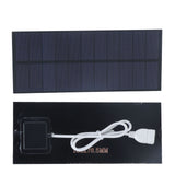 2.5W Solar Panel 188x78.5mm Solar Charging Board 3.7V‑5V Battery Charger High Conversion Efficiency and Portable for Greenhouse and Family