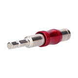Hex Bit Tip Holder Chrome Vanadium Steel Self Locking Multi Angle Extension Rod for Electric Drill Screwdriver(Red Silver )