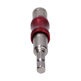 Hex Bit Tip Holder Chrome Vanadium Steel Self Locking Multi Angle Extension Rod for Electric Drill Screwdriver(Red Silver )