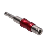 Hex Bit Tip Holder Chrome Vanadium Steel Self Locking Multi Angle Extension Rod for Electric Drill Screwdriver(Red Silver )