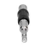 Hex Bit Tip Holder Chrome Vanadium Steel Self Locking Multi Angle Extension Rod for Electric Drill Screwdriver(Silver Black ) In Australia - Darrahopens