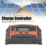 12V/24V Solar Charge Controller IP32 Waterproof High Efficient PWM Solar Power Controller60A