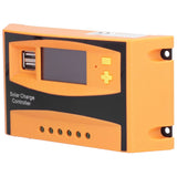 12V/24V Solar Charge Controller Solar Charge Discharge Regulator Waterproof Photovoltaic Controller50A
