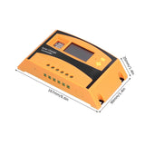 12V/24V Solar Charge Controller Solar Charge Discharge Regulator Waterproof Photovoltaic Controller50A