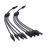 Solar Panel Connector 4 Branch Y Type Parallel Connector Solar Panel Extension Cable PV Wire Adapter In Australia - Darrahopens