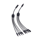 Solar Panel Connector 4 Branch Y Type Parallel Connector Solar Panel Extension Cable PV Wire Adapter In Australia - Darrahopens