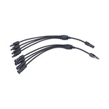 Solar Panel Connector 4 Branch Y Type Parallel Connector Solar Panel Extension Cable PV Wire Adapter In Australia - Darrahopens