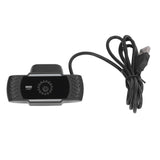 Computer Camera Microphone Automatic Noise Reduction Full HD 1080P USB Stereo Webcam with Rotatable Clip for Office