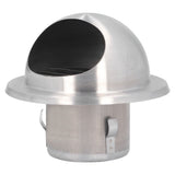 Stainless Steel Air Vent Stainless Steel Round Bull Nosed External Extractor for External Wall Exhaust 60 In Australia - Darrahopens