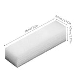 Dry Foam White Pearl Cotton Rectangle Foam Block Shockproof Packaging Foam For Wedding Birthday Party18x4.5x4.5 cm / 7.1x1.8x1.8 in In Australia - Darrahopens