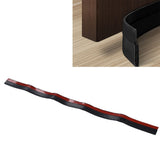 Door Sealing Strip Windproof Dustproof Noiseproof Sealing Strip for Doors Windows WardrobesBlack