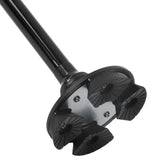 Aluminum Alloy Telescopic Crutches Walking Sticks Outdoor Elderly Cane With Torch