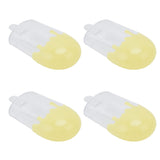 12Pcs Ice Cream Shape Candy Box Plastic Candy Case Container Wedding Party SuppliesYellow In Australia - Darrahopens