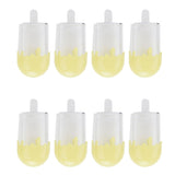 12Pcs Ice Cream Shape Candy Box Plastic Candy Case Container Wedding Party SuppliesYellow