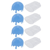 12Pcs Ice Cream Shape Candy Box Plastic Candy Case Container Wedding Party SuppliesBlue In Australia - Darrahopens