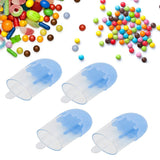 12Pcs Ice Cream Shape Candy Box Plastic Candy Case Container Wedding Party SuppliesBlue