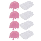 12Pcs Ice Cream Shape Candy Box Plastic Candy Case Container Wedding Party SuppliesPink In Australia - Darrahopens