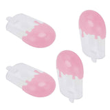 12Pcs Ice Cream Shape Candy Box Plastic Candy Case Container Wedding Party SuppliesPink