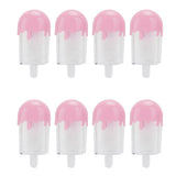 12Pcs Ice Cream Shape Candy Box Plastic Candy Case Container Wedding Party SuppliesPink