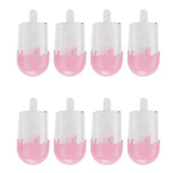 12Pcs Ice Cream Shape Candy Box Plastic Candy Case Container Wedding Party SuppliesPink