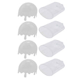 12Pcs Ice Cream Shape Candy Box Plastic Candy Case Container Wedding Party SuppliesWhite In Australia - Darrahopens