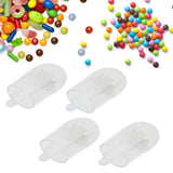 12Pcs Ice Cream Shape Candy Box Plastic Candy Case Container Wedding Party SuppliesWhite