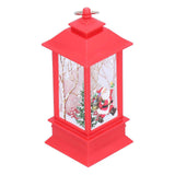 Christmas Glowing Decorative Light Portable LED Small Hanging Lamp Santa Claus Ornaments for Party Party Children GiftsRed