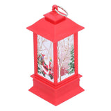 Christmas Glowing Decorative Light Portable LED Small Hanging Lamp Santa Claus Ornaments for Party Party Children GiftsRed In Australia - Darrahopens