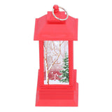 Christmas Glowing Decorative Light Portable LED Small Hanging Lamp Santa Claus Ornaments for Party Party Children GiftsRed