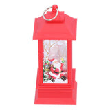 Christmas Glowing Decorative Light Portable LED Small Hanging Lamp Santa Claus Ornaments for Party Party Children GiftsRed