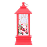 Christmas Glowing Decorative Light Portable LED Small Hanging Lamp Santa Claus Ornaments for Party Party Children GiftsRed