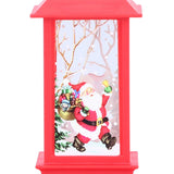 Christmas Glowing Decorative Light Portable LED Small Hanging Lamp Santa Claus Ornaments for Party Party Children GiftsRed