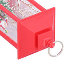 Christmas Glowing Decorative Light Portable LED Small Hanging Lamp Santa Claus Ornaments for Party Party Children GiftsRed