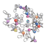 20PCS Cute Keychain Set with Cards Gift Bags for Baby Shower Bridal Shower Wedding Charm Party Favors