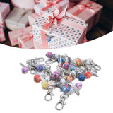 20PCS Cute Keychain Set with Cards Gift Bags for Baby Shower Bridal Shower Wedding Charm Party Favors