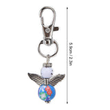 20PCS Cute Keychain Set with Cards Gift Bags for Baby Shower Bridal Shower Wedding Charm Party Favors