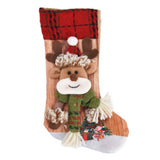 Christmas Stocking Three Dimensional Printed Christmas Stocking Gift Bag Ornament for Christmas Tree Fireplace HangingDeer In Australia - Darrahopens