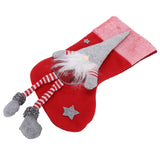 Christmas Hanging Ornaments Plush Faceless Old Man Christmas Stockings DecorationRed In Australia - Darrahopens