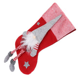 Christmas Hanging Ornaments Plush Faceless Old Man Christmas Stockings DecorationRed In Australia - Darrahopens