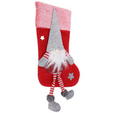 Christmas Hanging Ornaments Plush Faceless Old Man Christmas Stockings DecorationRed In Australia - Darrahopens