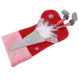 Christmas Hanging Ornaments Plush Faceless Old Man Christmas Stockings DecorationRed In Australia - Darrahopens